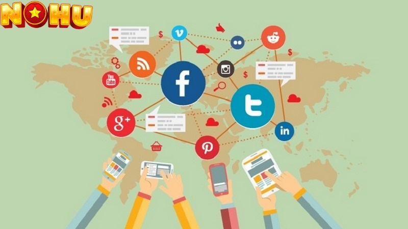 Link vào trang chủ Nohu có thể lấy qua nhiều fanpage khác nhau