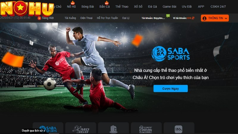 Thể thao Nohu là thiên đường cá cược dành cho tất cả các thành viên